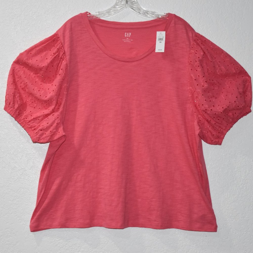 GAP puff sleeve top‎